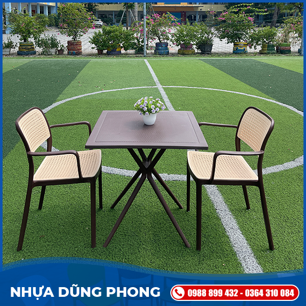 Ghế giả mây có tay	